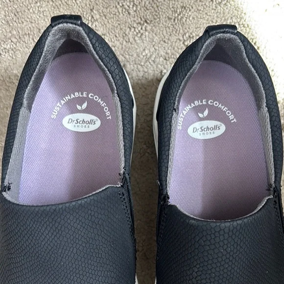 Dr. Scholl's Black Slip-On Flats - Picture 2 of 6
